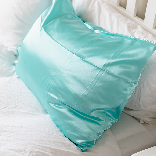 Mint Deluxe Satin Pillowcase Set
