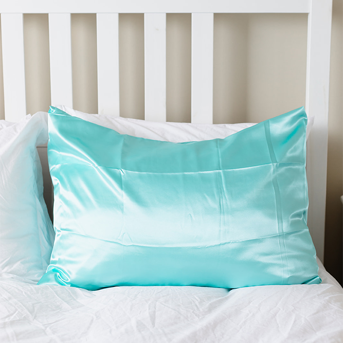 Mint Deluxe Satin Pillowcase Set