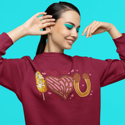 I Love You (Elote, Concha, Churro Love Fest) Latino Valentine's Day Comfy Crewneck Sweater | Funny Mexican Viral | 3 Colors