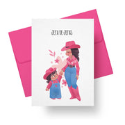 Mother’s Day Card – Jefa de Jefas (Cowgirl Mom & Daughter)
