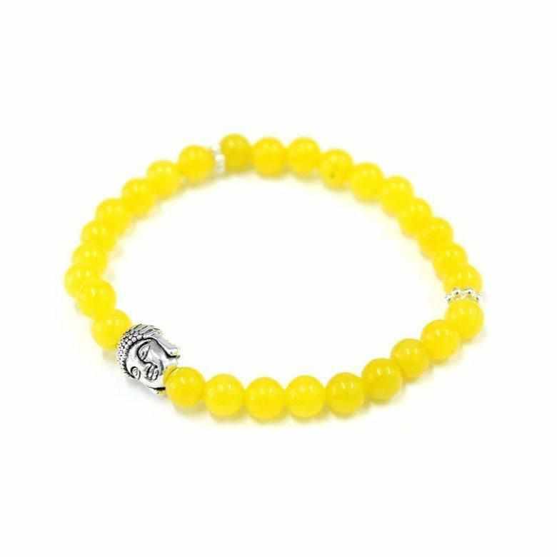 Namaste Chakra Elastic Tiger Eye Bracelet - Thailand