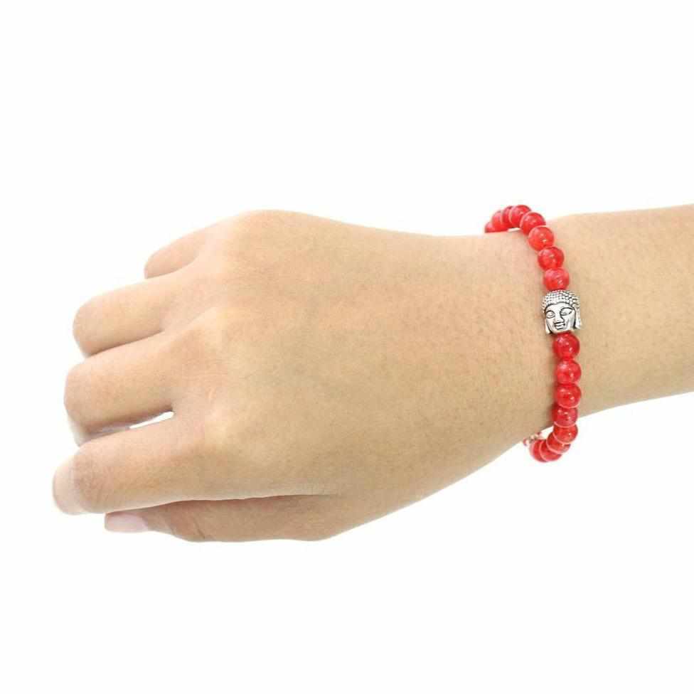 Namaste Chakra Elastic Tiger Eye Bracelet - Thailand