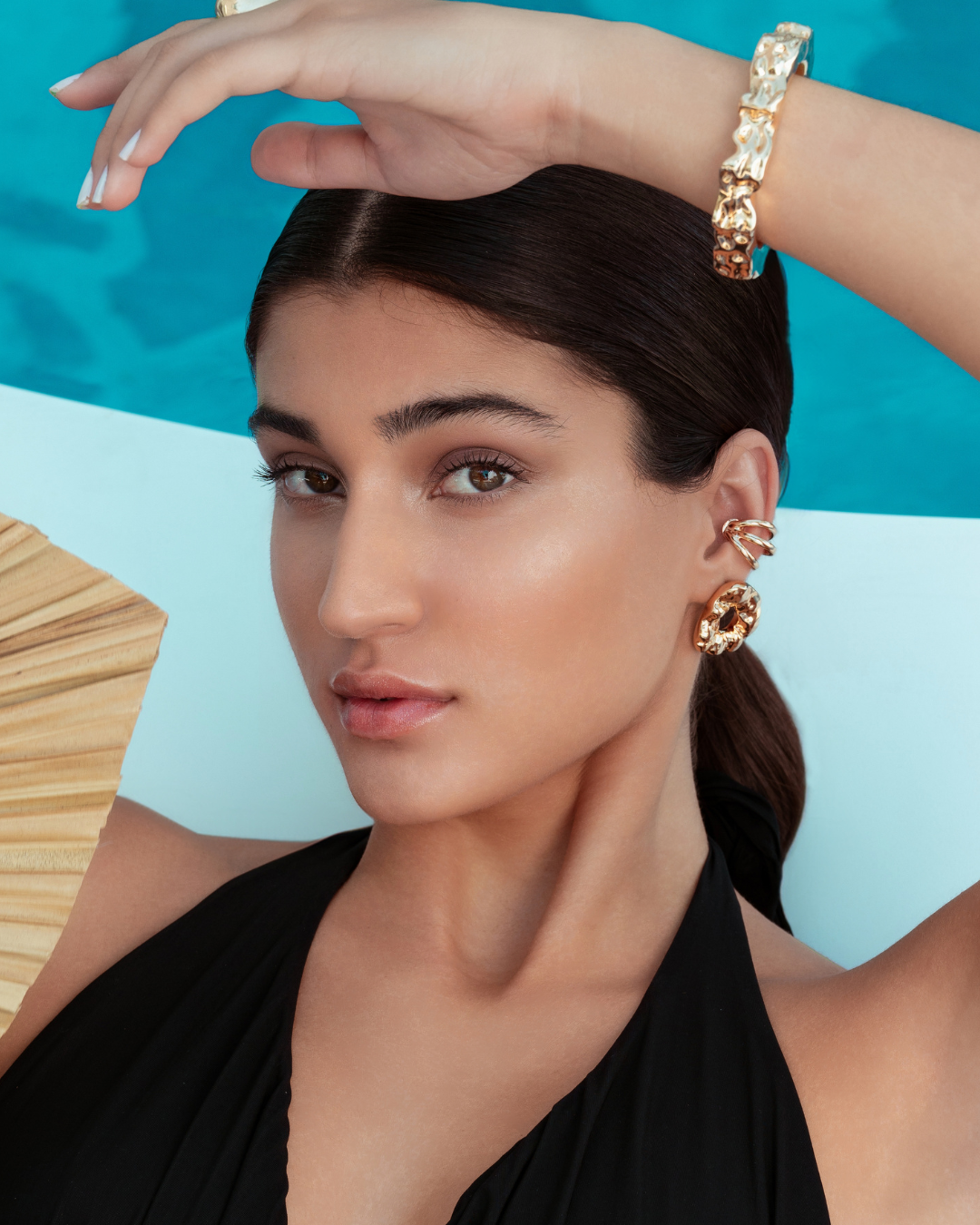 Ellen Triple Strand Ear Cuff