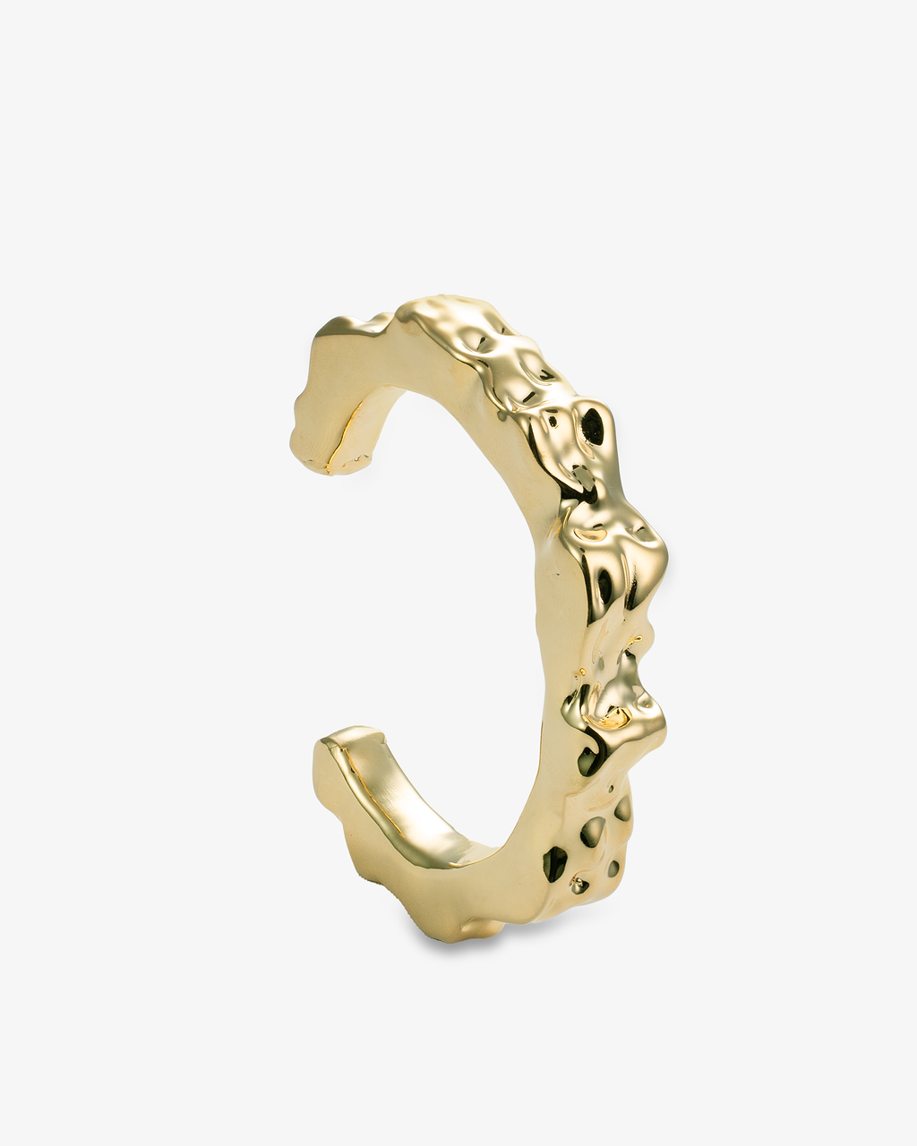 Nathalia Sculpted Hammered Bracelet Cuff