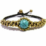 Ojo Brass Adjustable Bracelet - Thailand