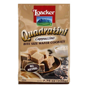 Loacker Cappuccino Cream Wafer Cookies – Pack of 8