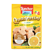 loacker Lemon Cream Wafers – Italian Crisp Snack with Sicilian Lemon