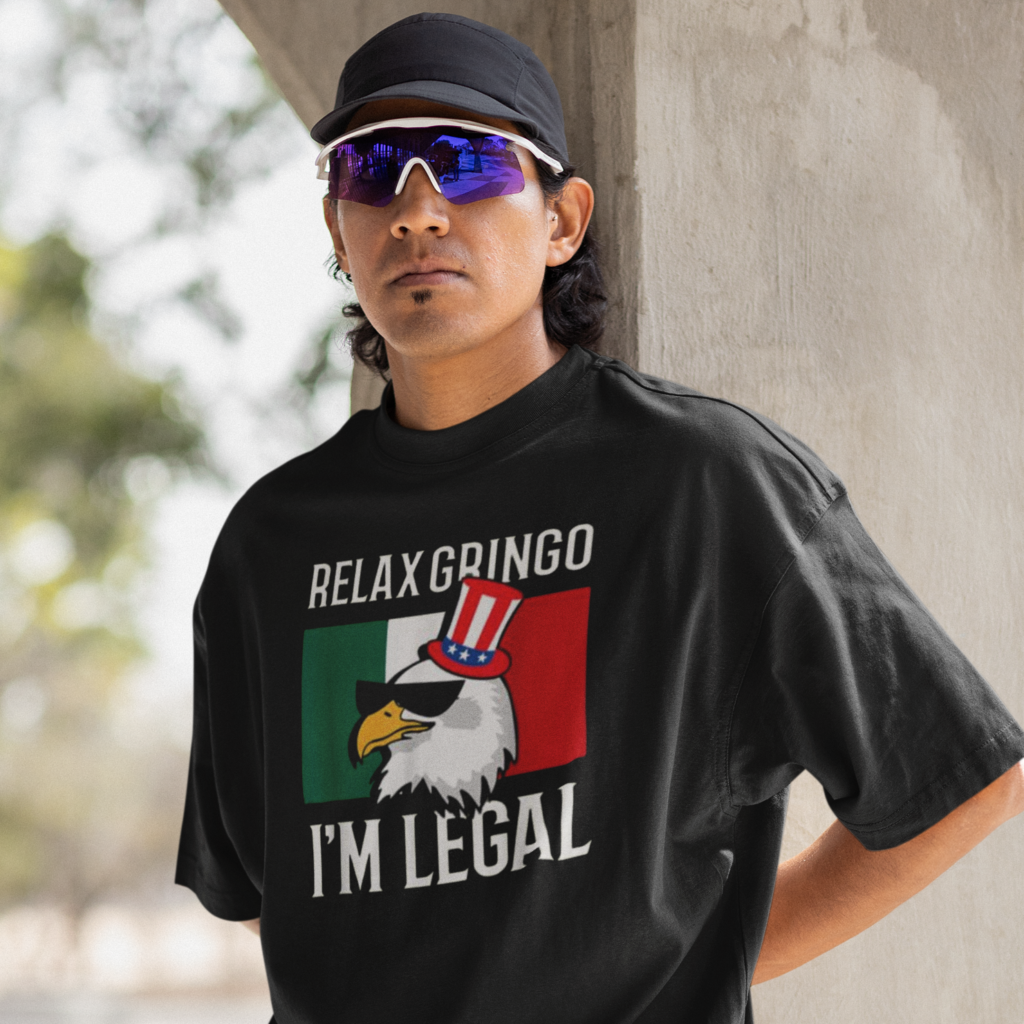 Relax Gringo, I'm Legal T-shirt | Mexico + USA Funny Viral Latino Tees | 3 Colors