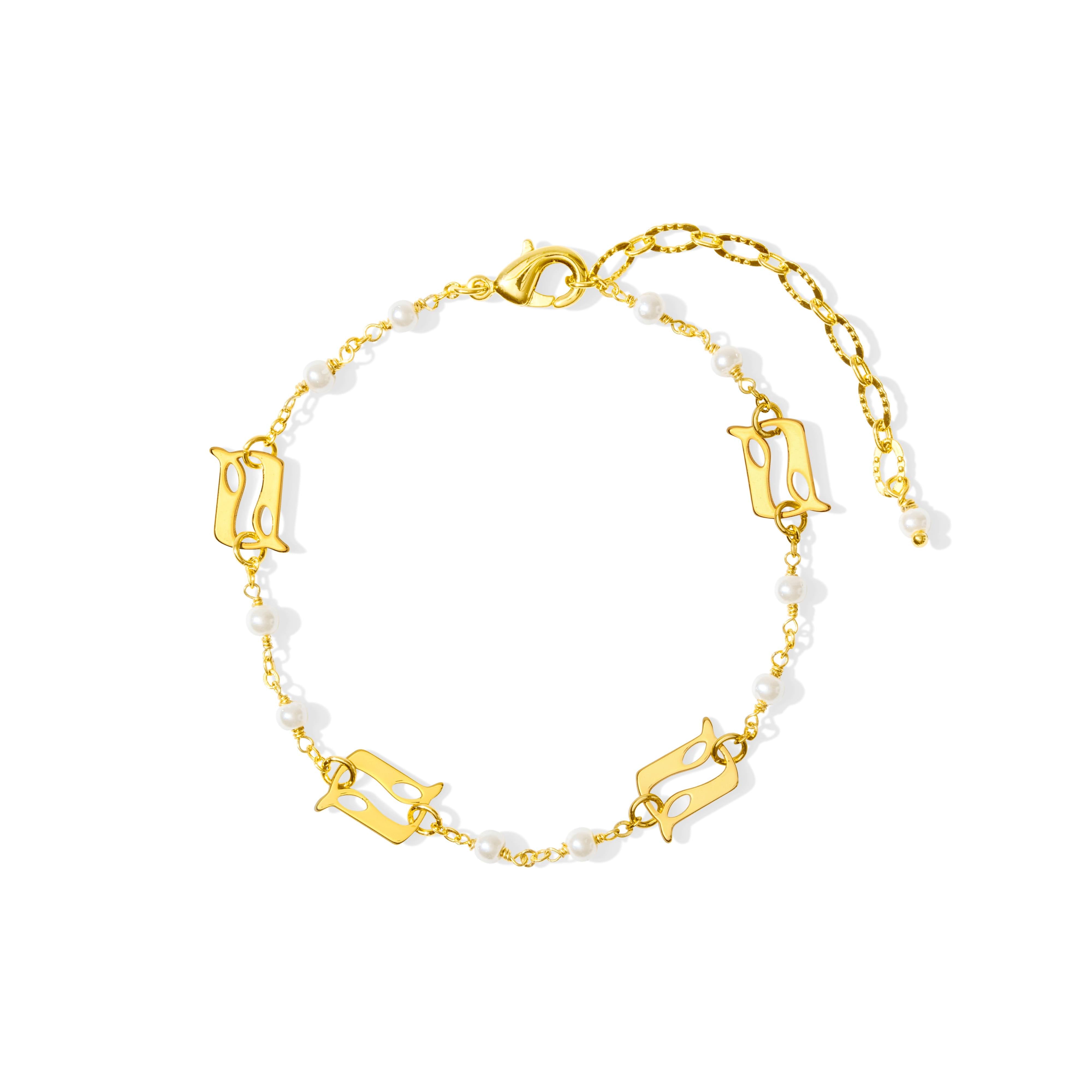 Beginning Pearl Logo Bracelet