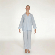 PIJAMA "CLASSIC BABY  BLUE STRIPE"  LONG SLEEVE