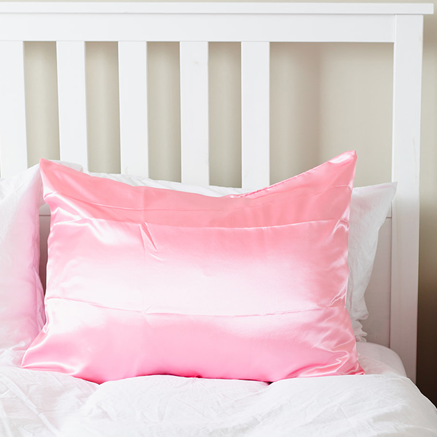 Pink Deluxe Satin Pillowcase Set
