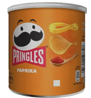 Pringles Paprika – Classic Paprika Flavored Potato Crisps Can (France)