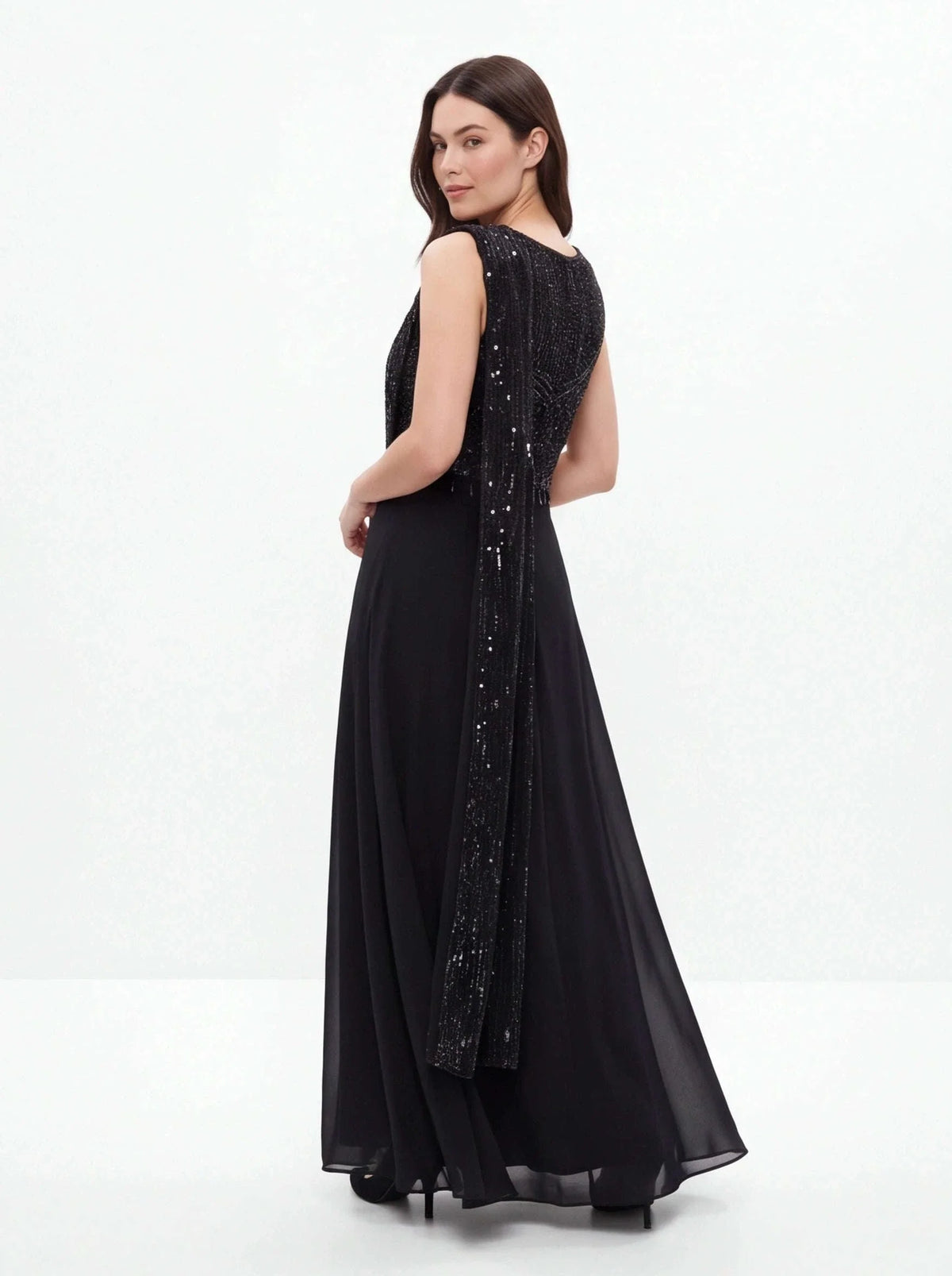 Readymade saree BLACK SPECIAL