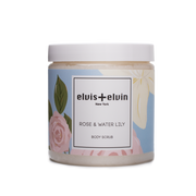 elvis+elvin Rose & Water Lily Body Scrub with Dead Sea Salt 300ml