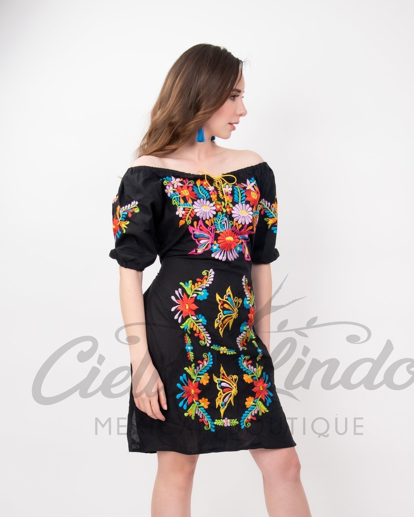 Tecali Embroidered Dress