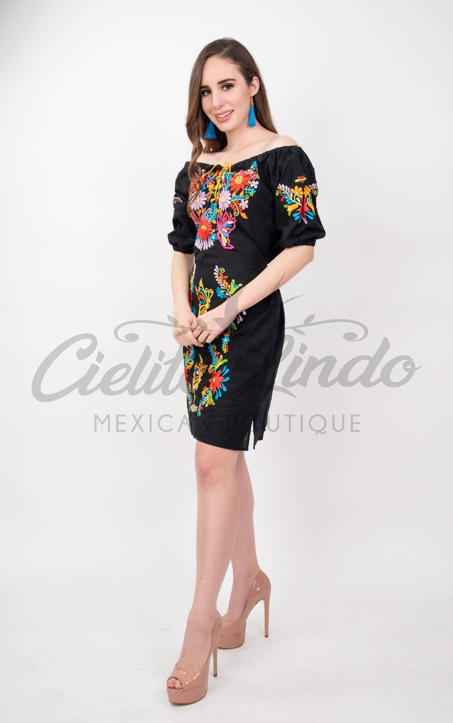Tecali Embroidered Dress