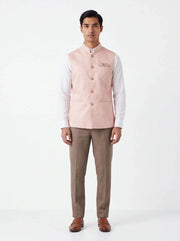 Pink half jacket for men