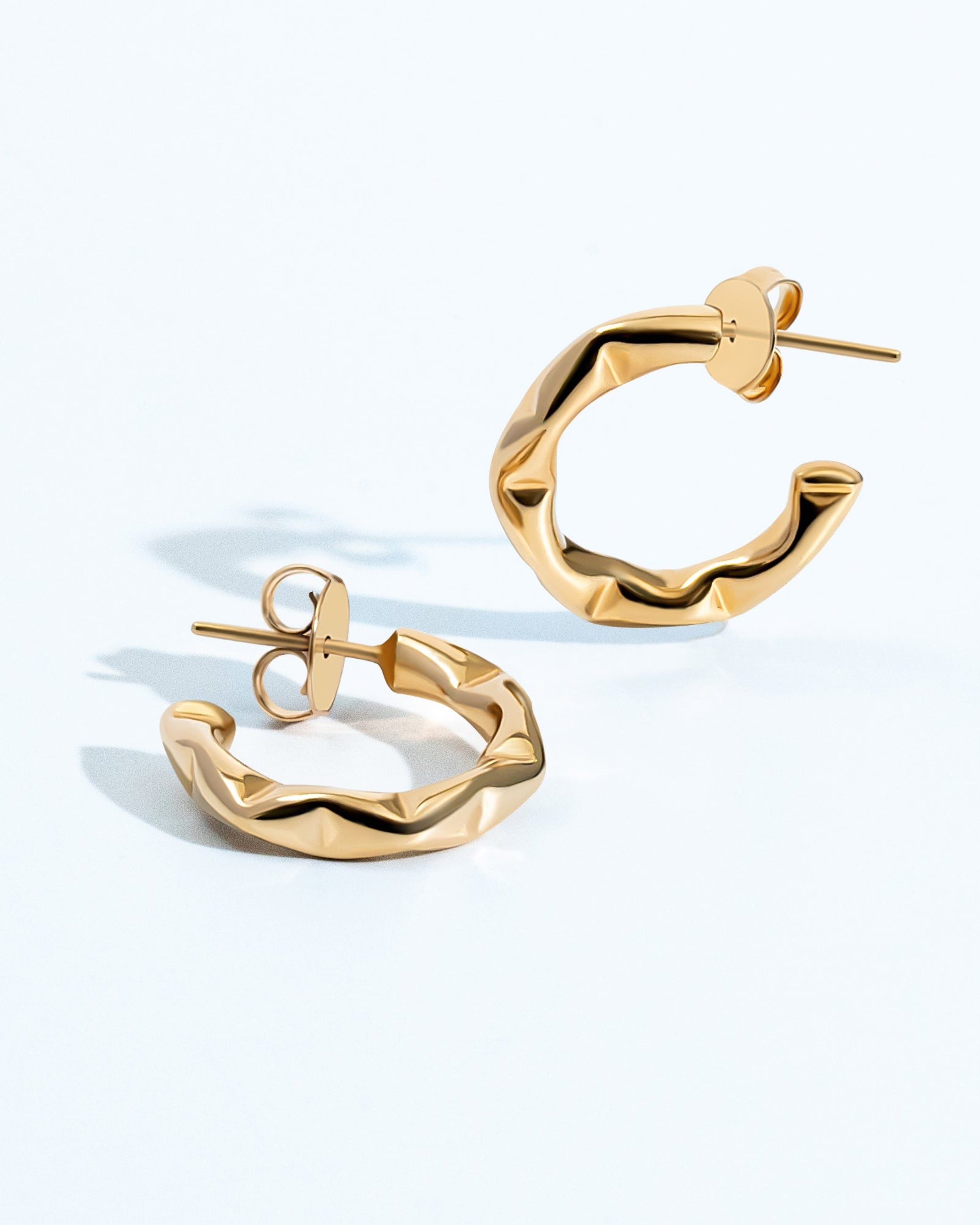 Sabrina Abstract Small Hoops