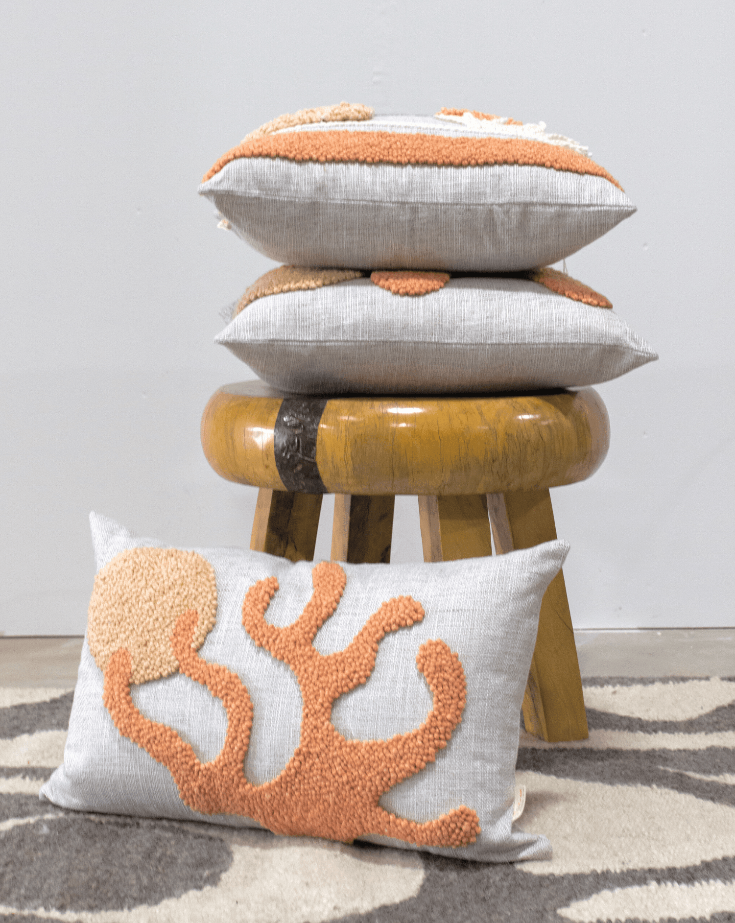 Sea Coral Throw Pillow