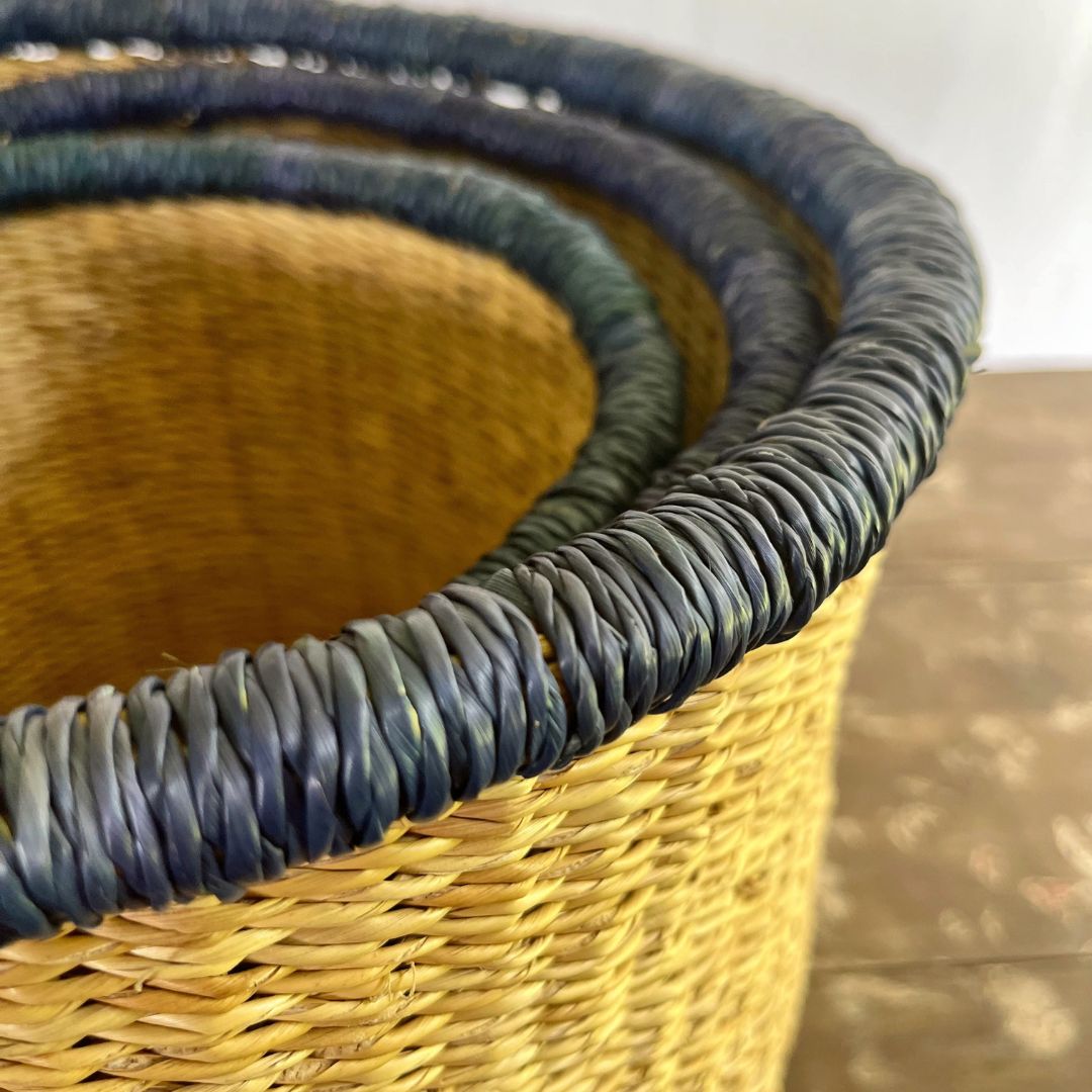 Blue Nesting Canister Set