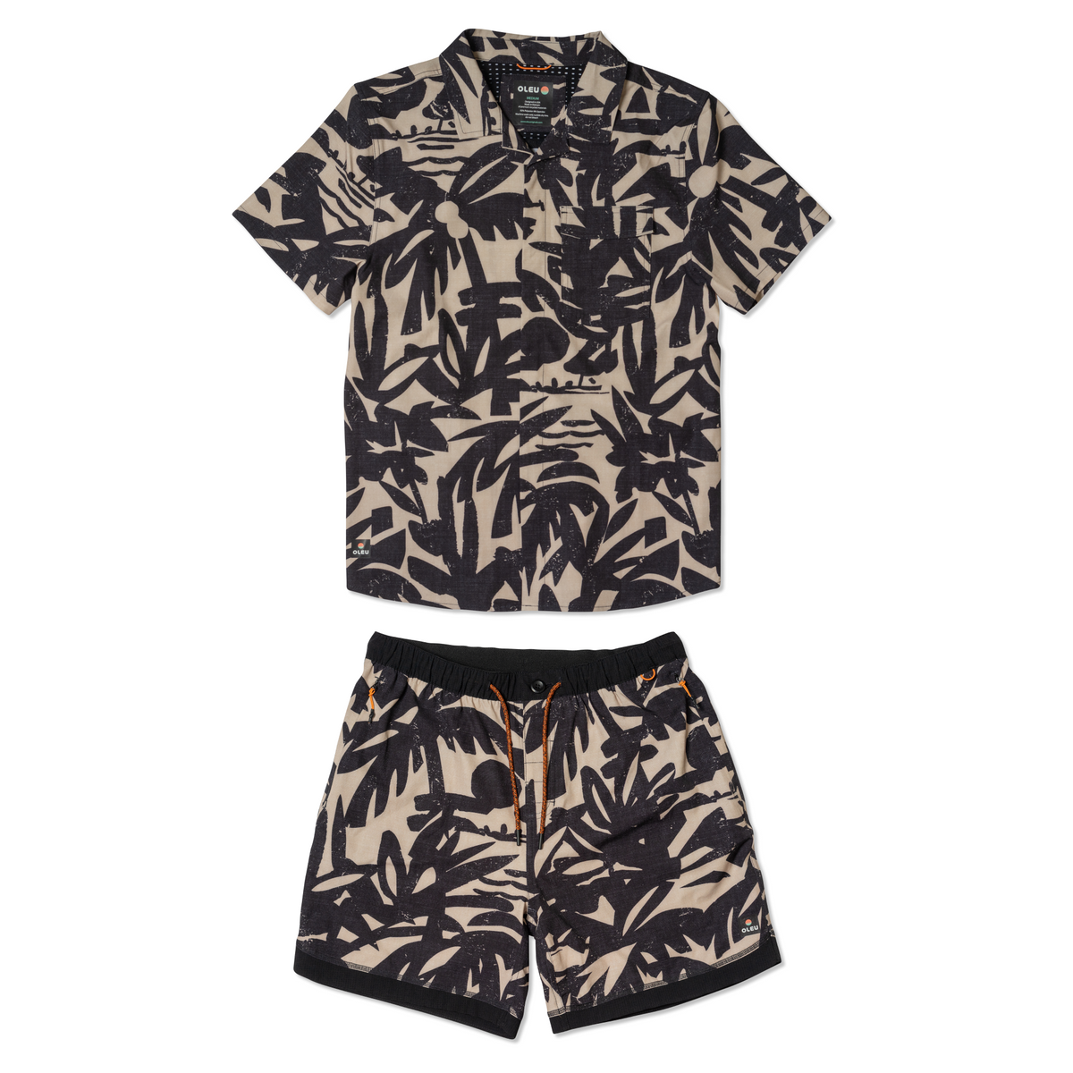 OLEU UV QUICK-DRY BOARDSHIRT - CARVINGS SANDSTONE