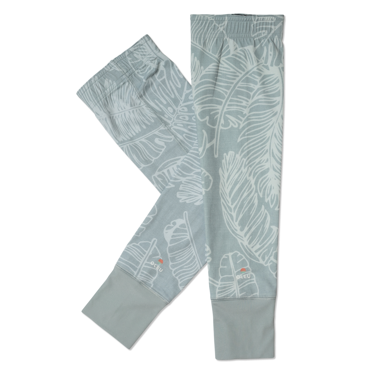 OLEU SUNSPORT™ UV ARM SLEEVES - RAINFOREST SEA GREEN