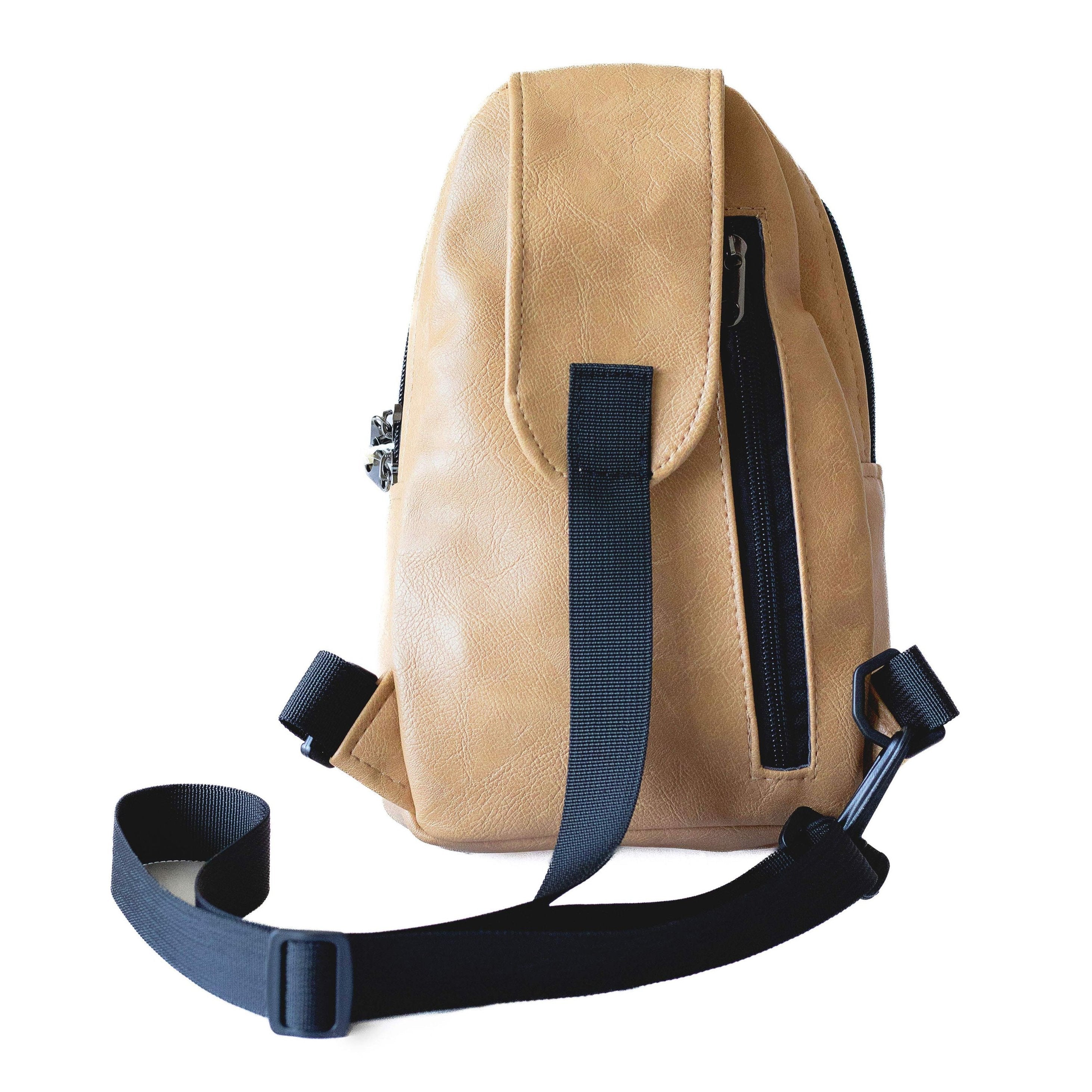 Small Vegan Leather Sling Bag - Crossbody | Buru