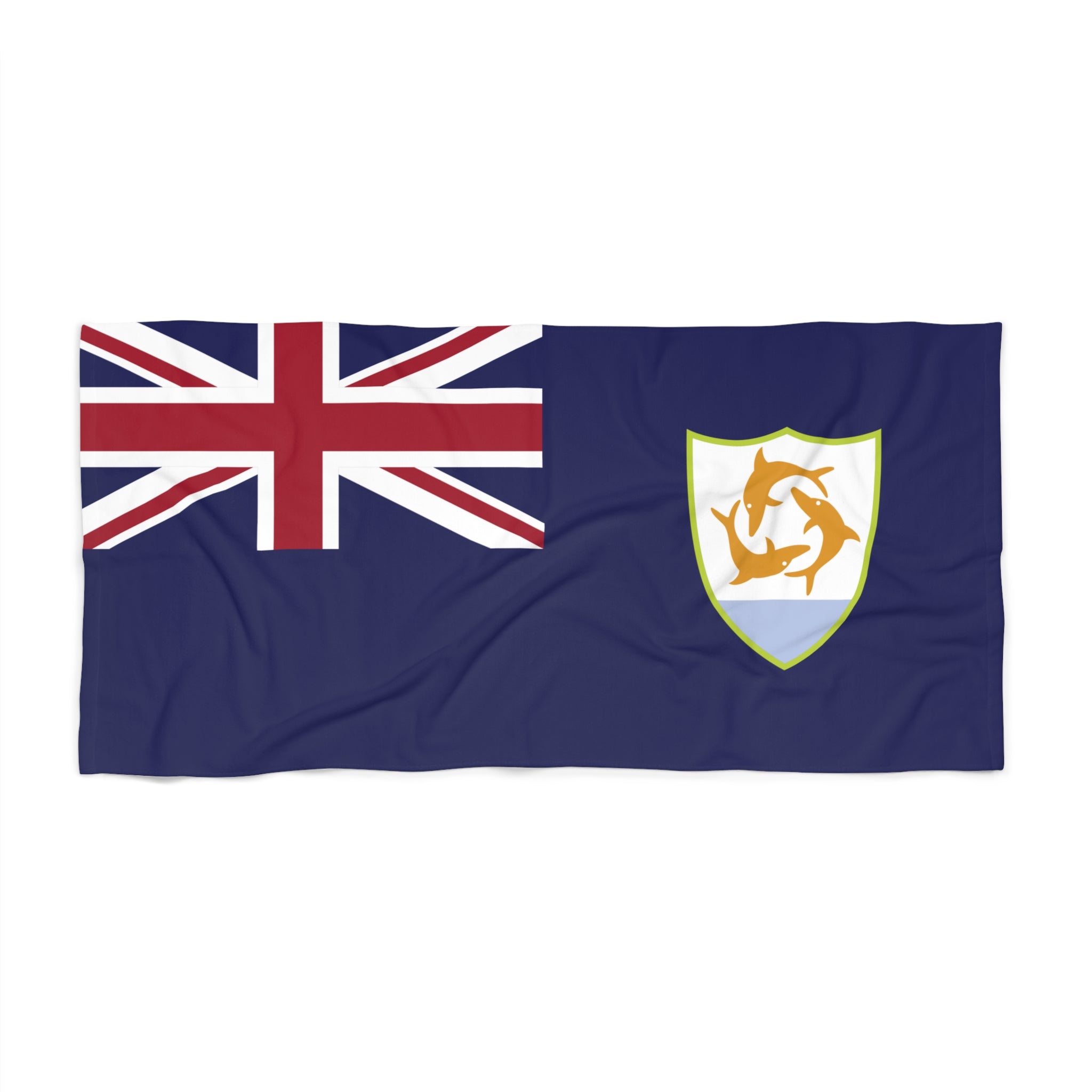 Anguilla Flag Beach Towel
