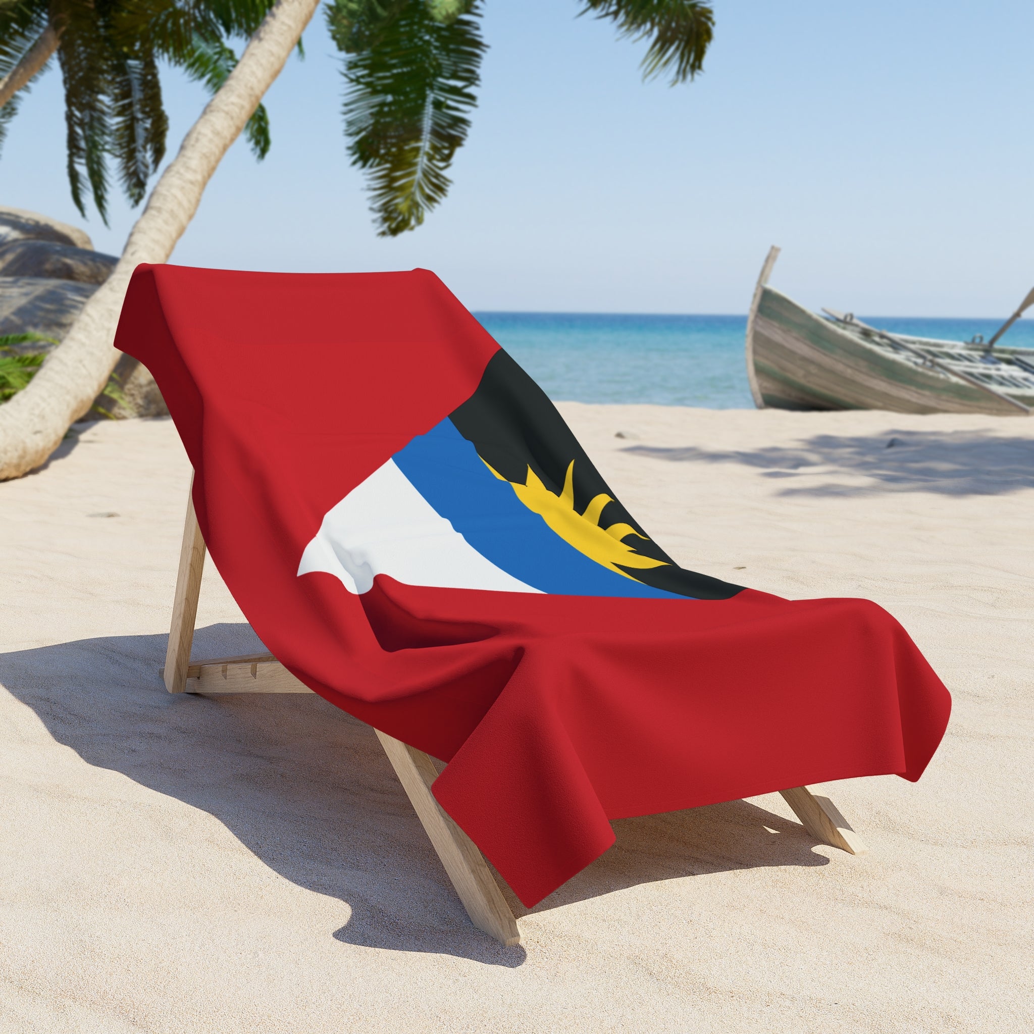 Antigua & Barbuda Flag Beach Towel