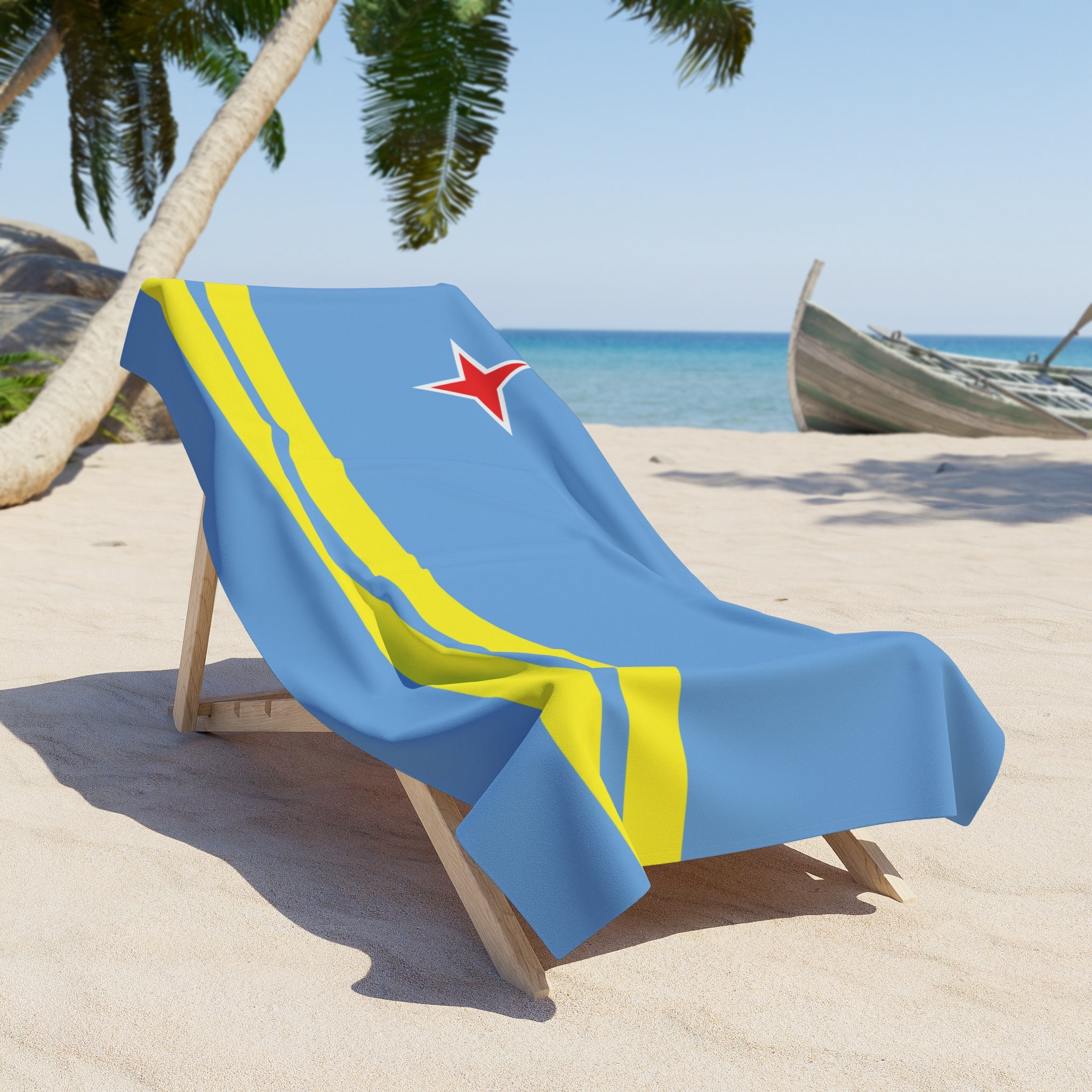 Aruba Flag Beach Towel