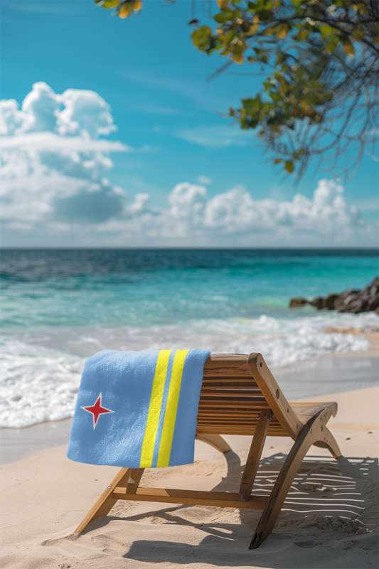 Aruba Flag Beach Towel