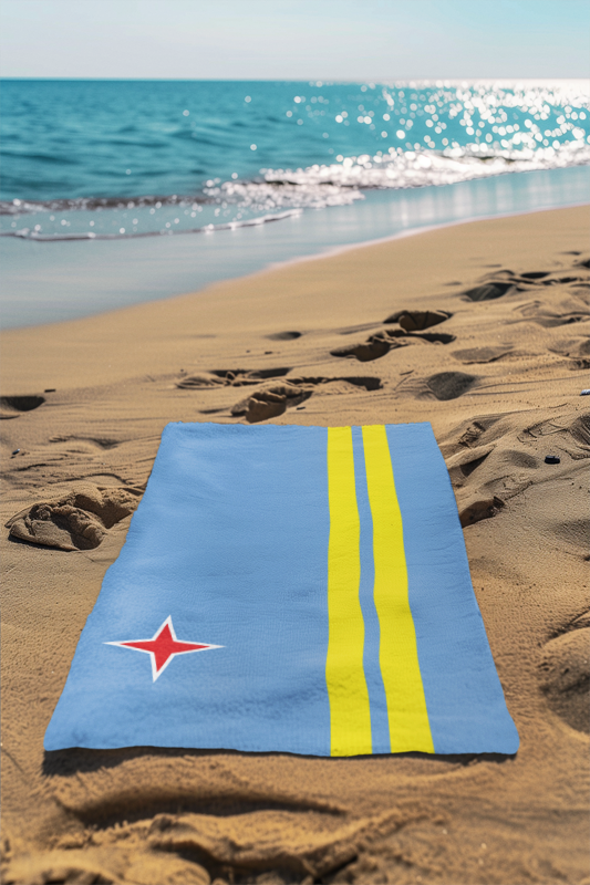 Aruba Flag Beach Towel