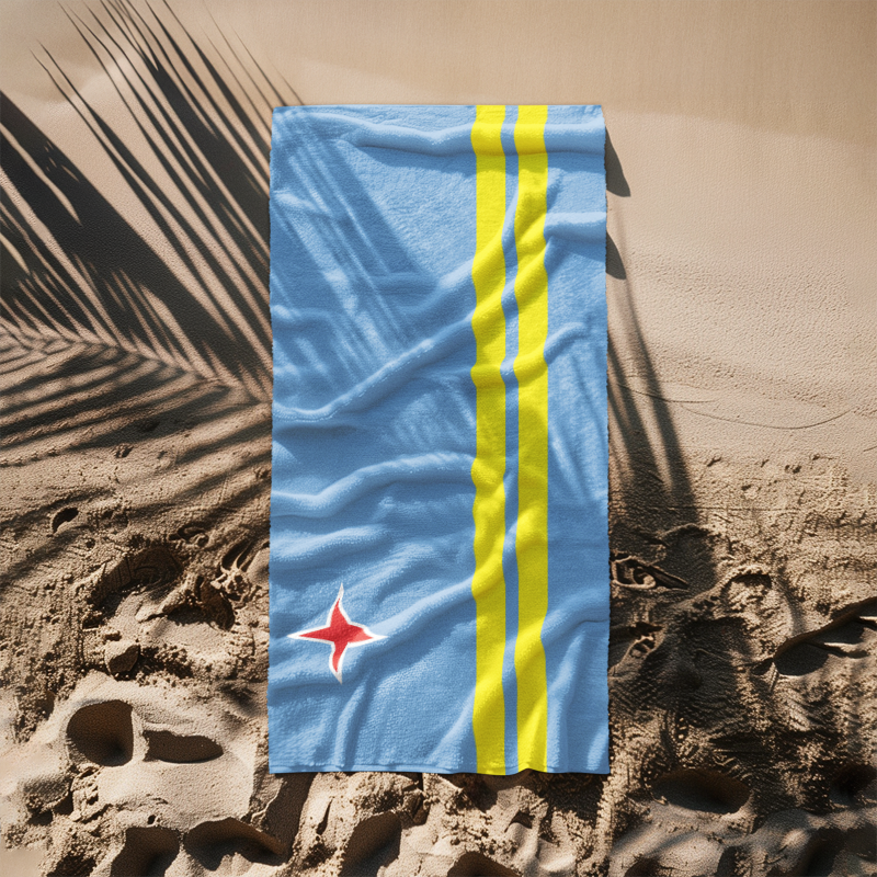 Aruba Flag Beach Towel