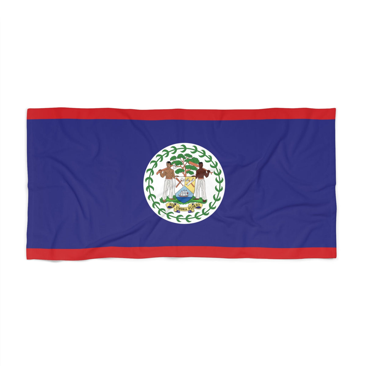 Belize Flag Beach Towel