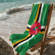 Dominica Flag Beach Towel