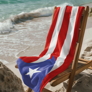 Puerto Rico Flag Beach Towel