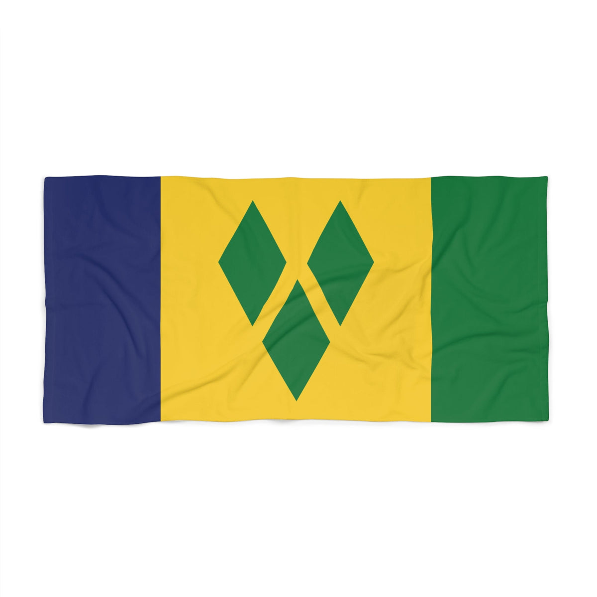St. Vincent & The Grenadines Flag Beach Towel