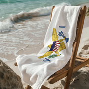 U.S. Virgin Islands Flag Beach Towel