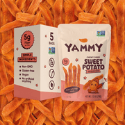 Sriracha Chewy Dried Sweet Potato – Spicy Asian Snack (Pack of 5)