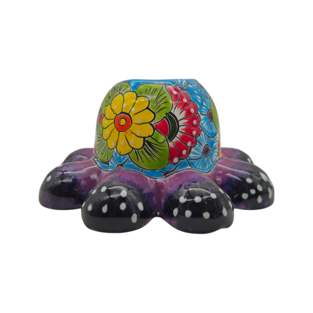Talavera Octopus Succulent Planter | Hand-Painted Ceramic Pot