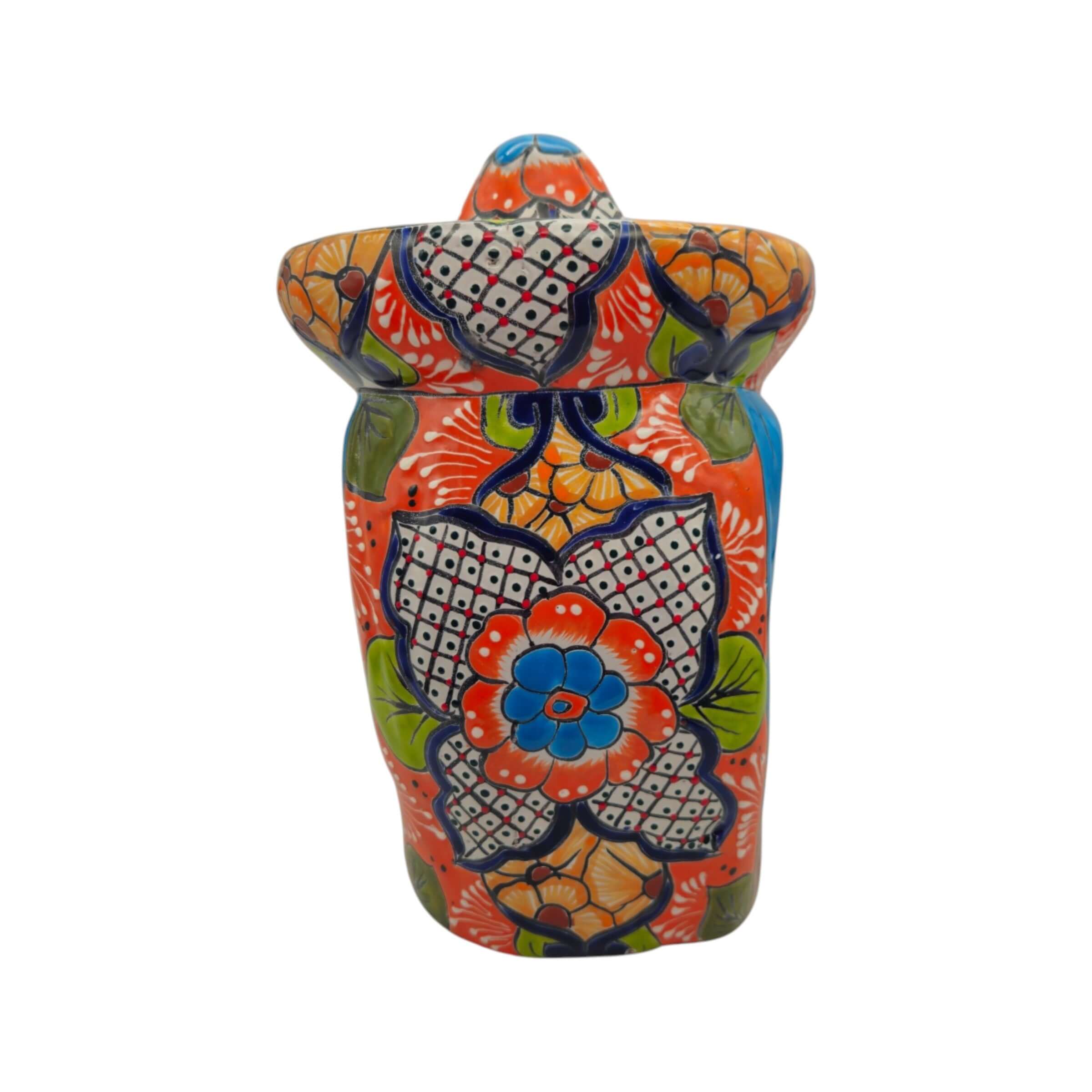 Talavera Panchito Sleeping Man Figurine | XL Hand-Painted Art