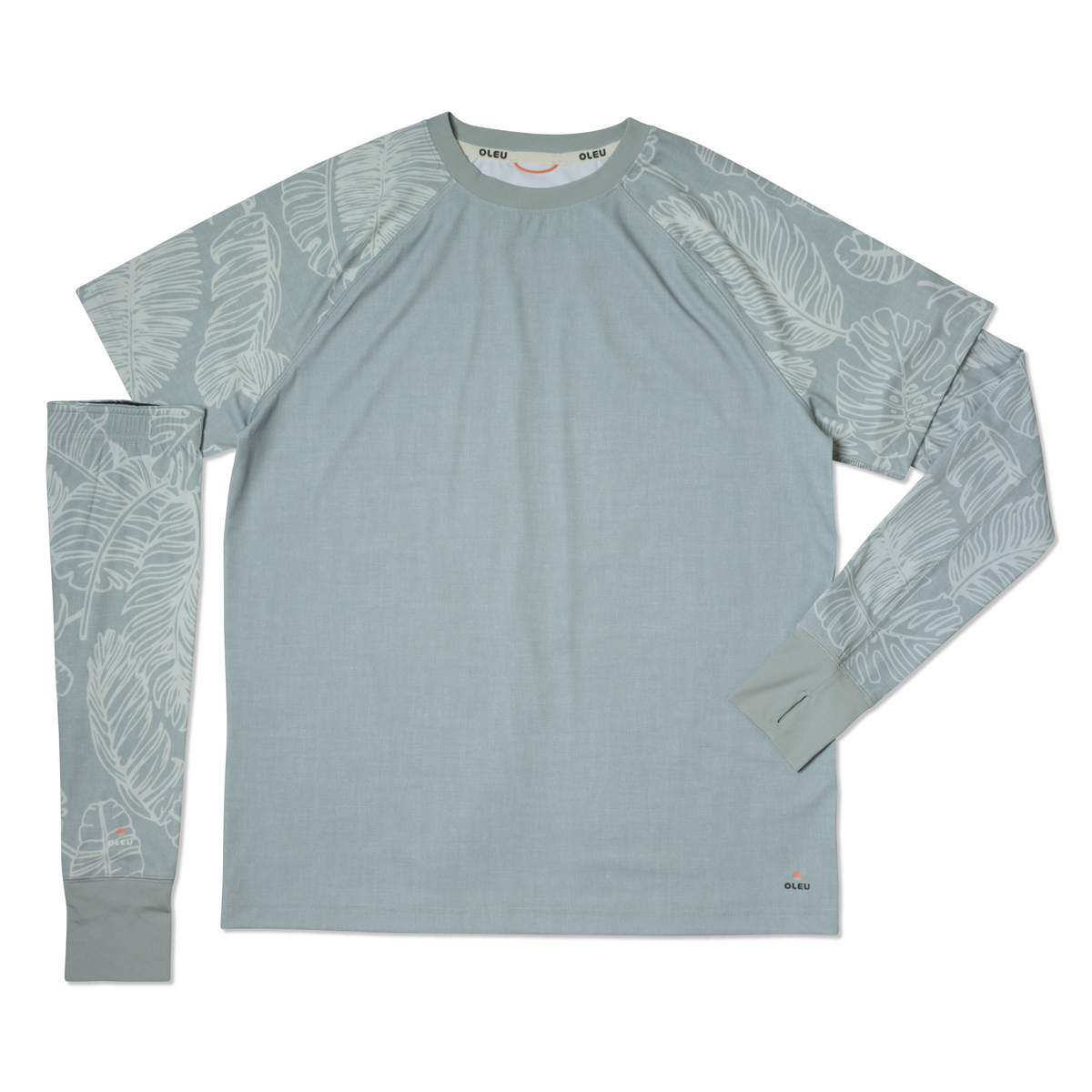 OLEU SUNSPORT™ UV ARM SLEEVES - RAINFOREST SEA GREEN