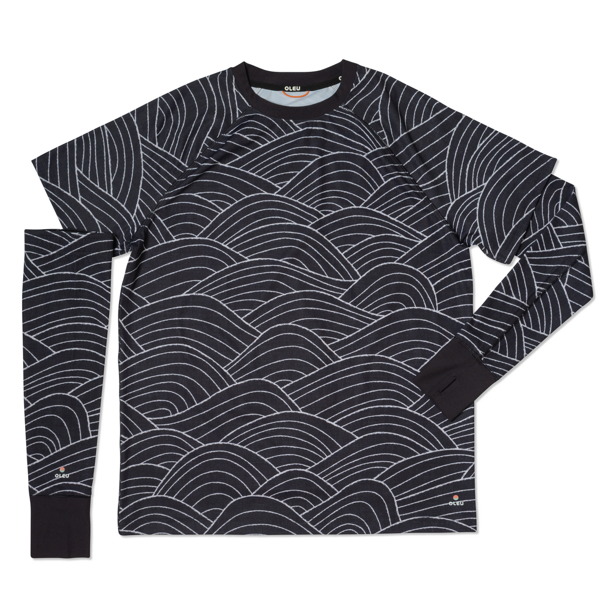 OLEU SUNSPORT™ UV TEE SHIRT - STORM CARBON