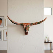Talavera Longhorn Skull | Terracotta Desert Design