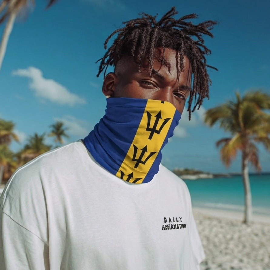 Barbados Flag Lightweight Neck Gaiter