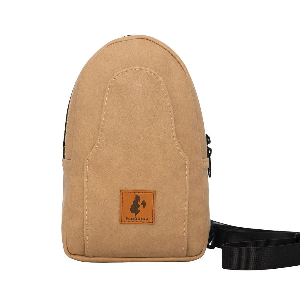 Small Vegan Leather Sling Bag - Crossbody | Buru