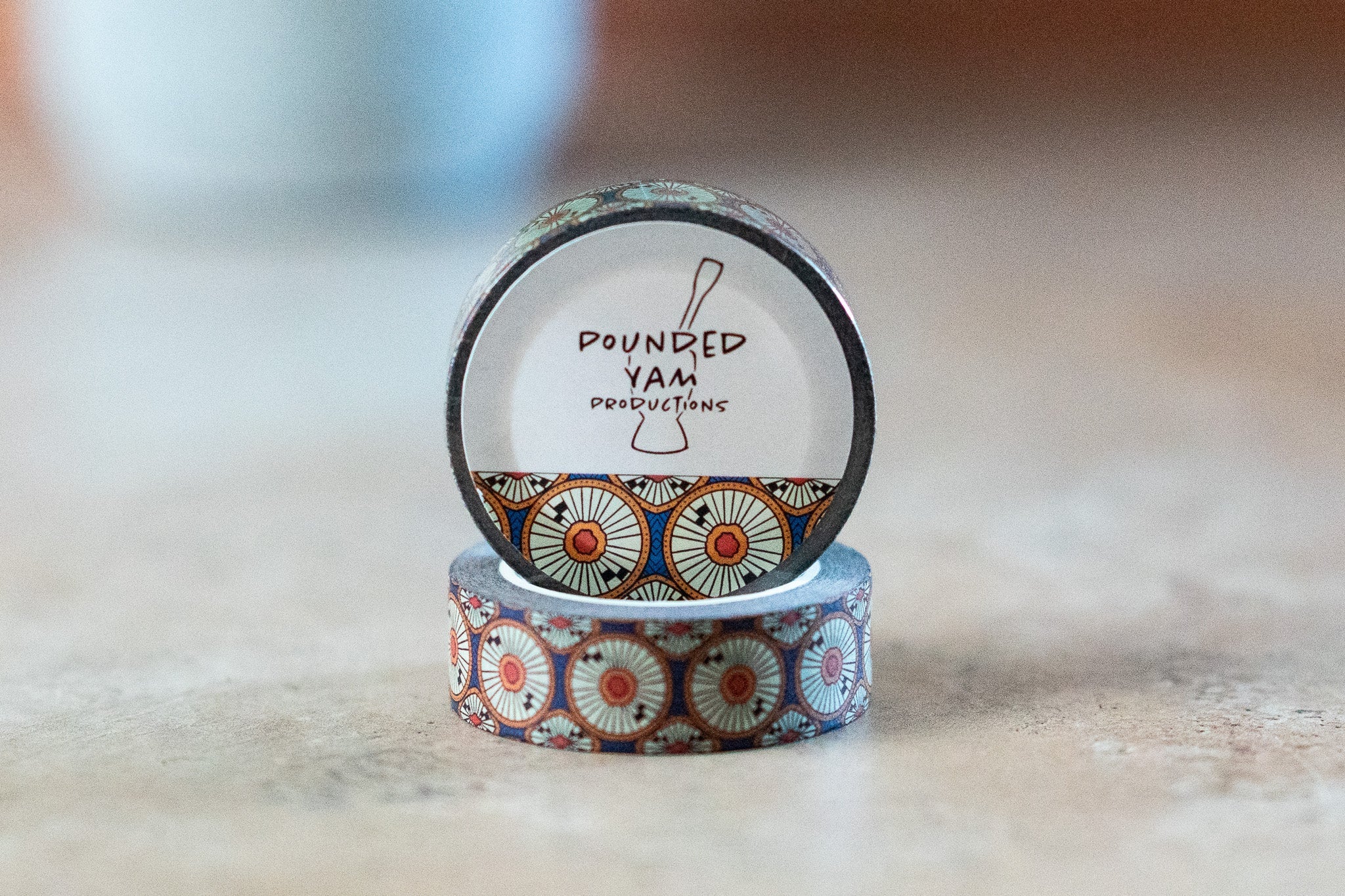African Print Washi Tape - Circles (Ankara)