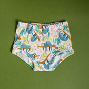 Organic Potty Training Underpants: Playful Family of Sloths