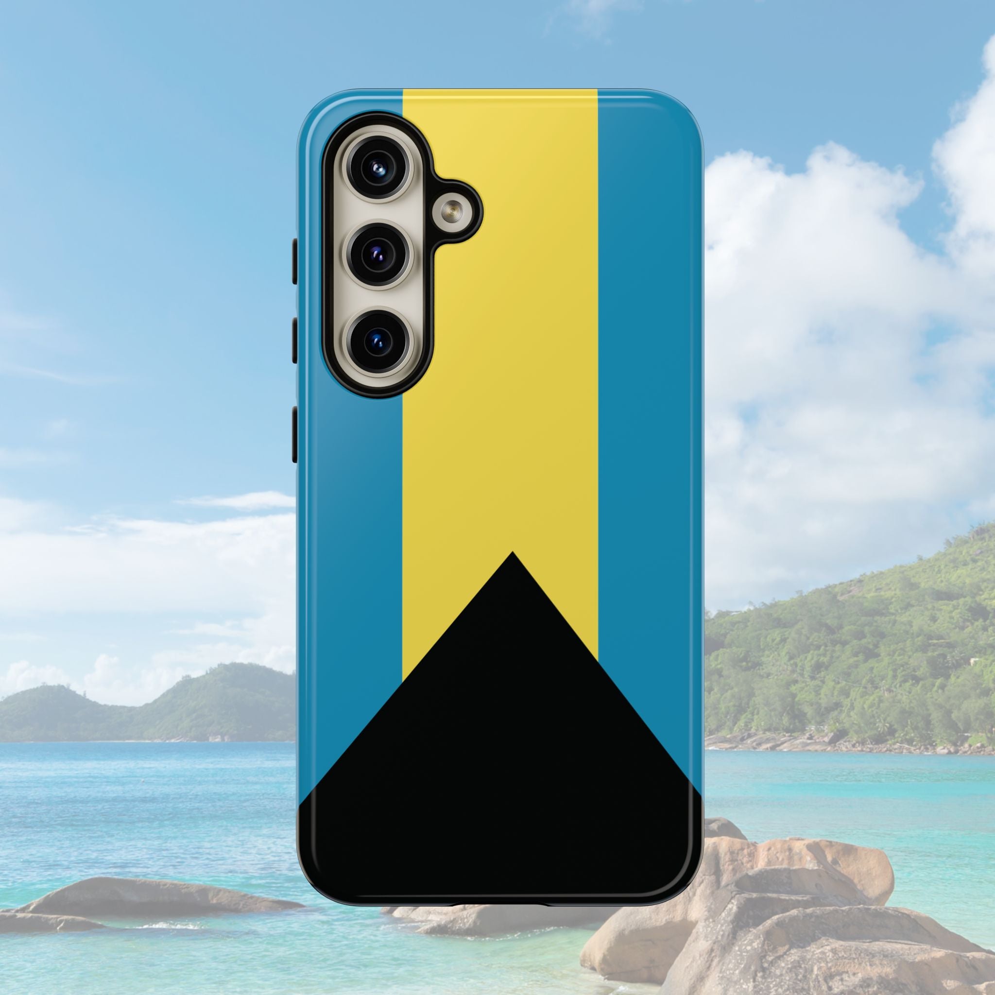 Bahamas Flag Tough Phone Case
