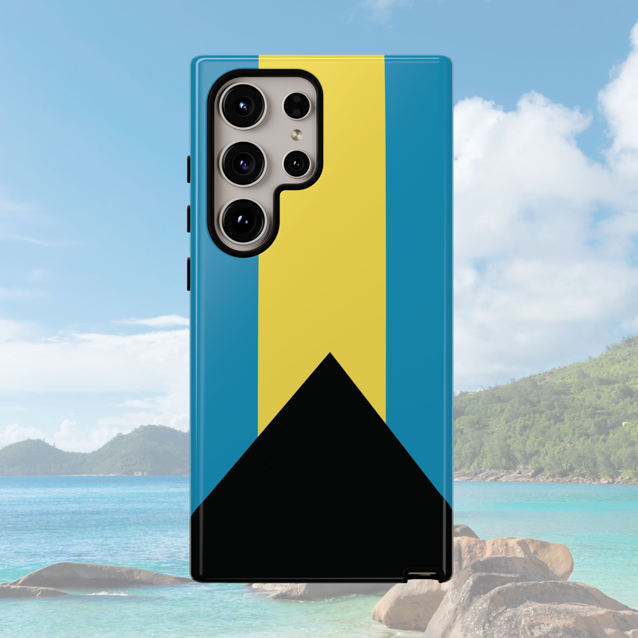 Bahamas Flag Tough Phone Case
